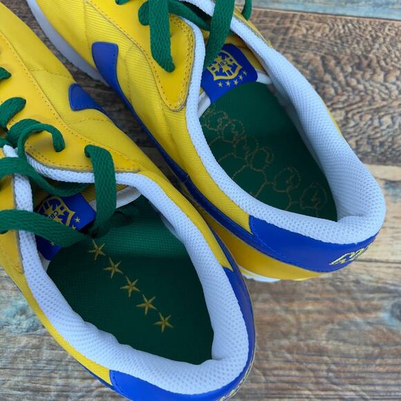 Nike Cortez World Cup Brazil Maize Varisty Blue 2005 310668-741 Mens Size 11 New